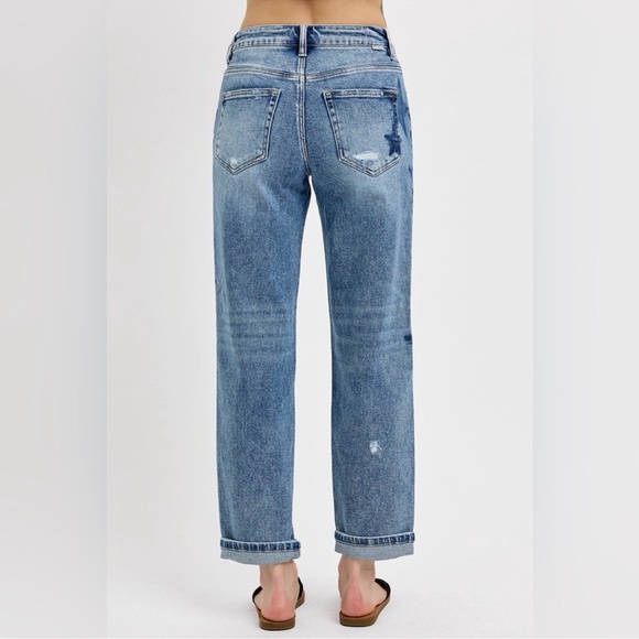 Women's Blue Star Straight Leg Jeans size 27 - Picture 3 of 9